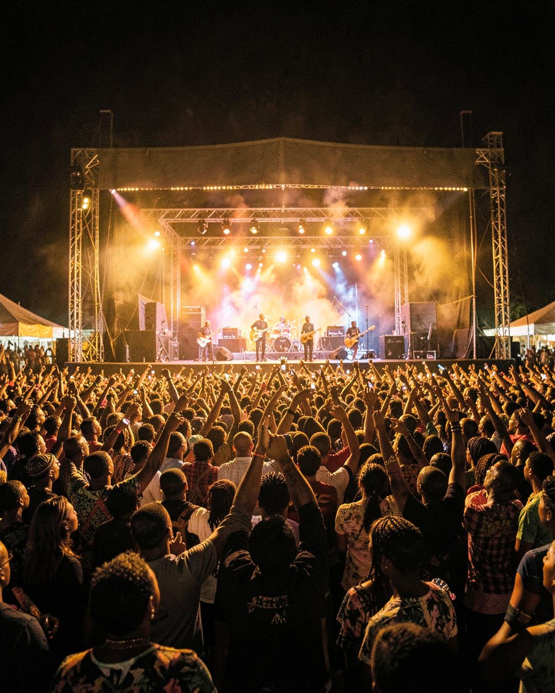 Foule au festival FEMUA à Abidjan